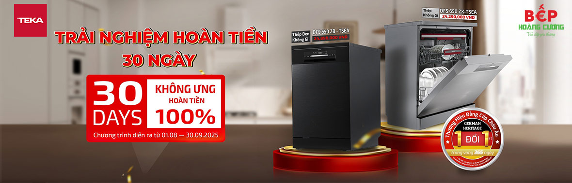 Trải Nghiệm Máy Rửa Chén Teka Trong Vòng 30 Ngày 