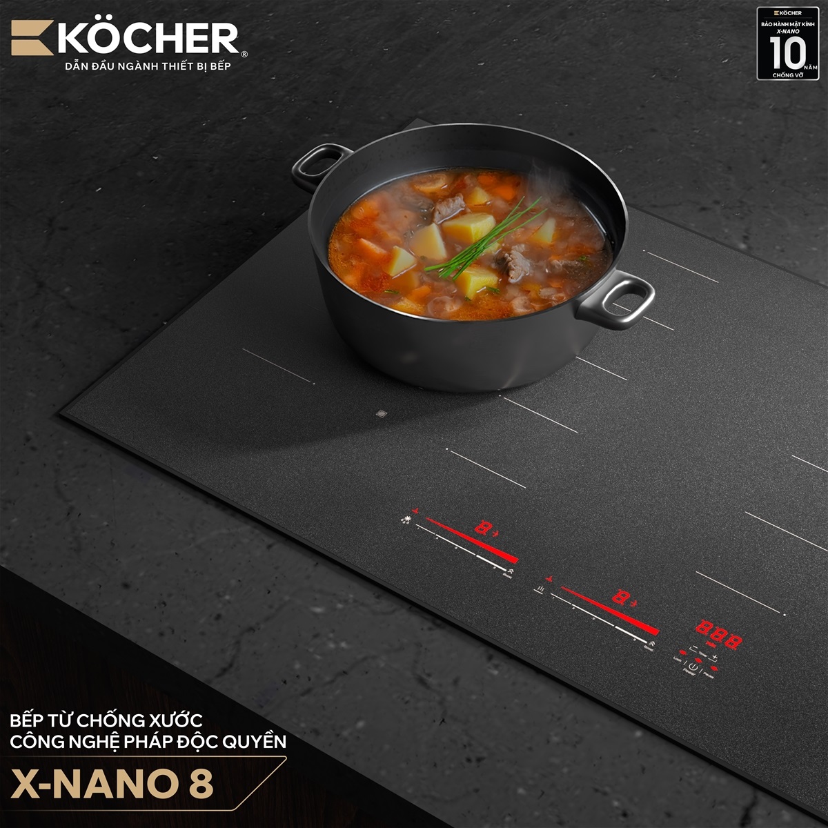 Lý do bạn nên chọn Bếp từ đôi Kocher X-NANO 8