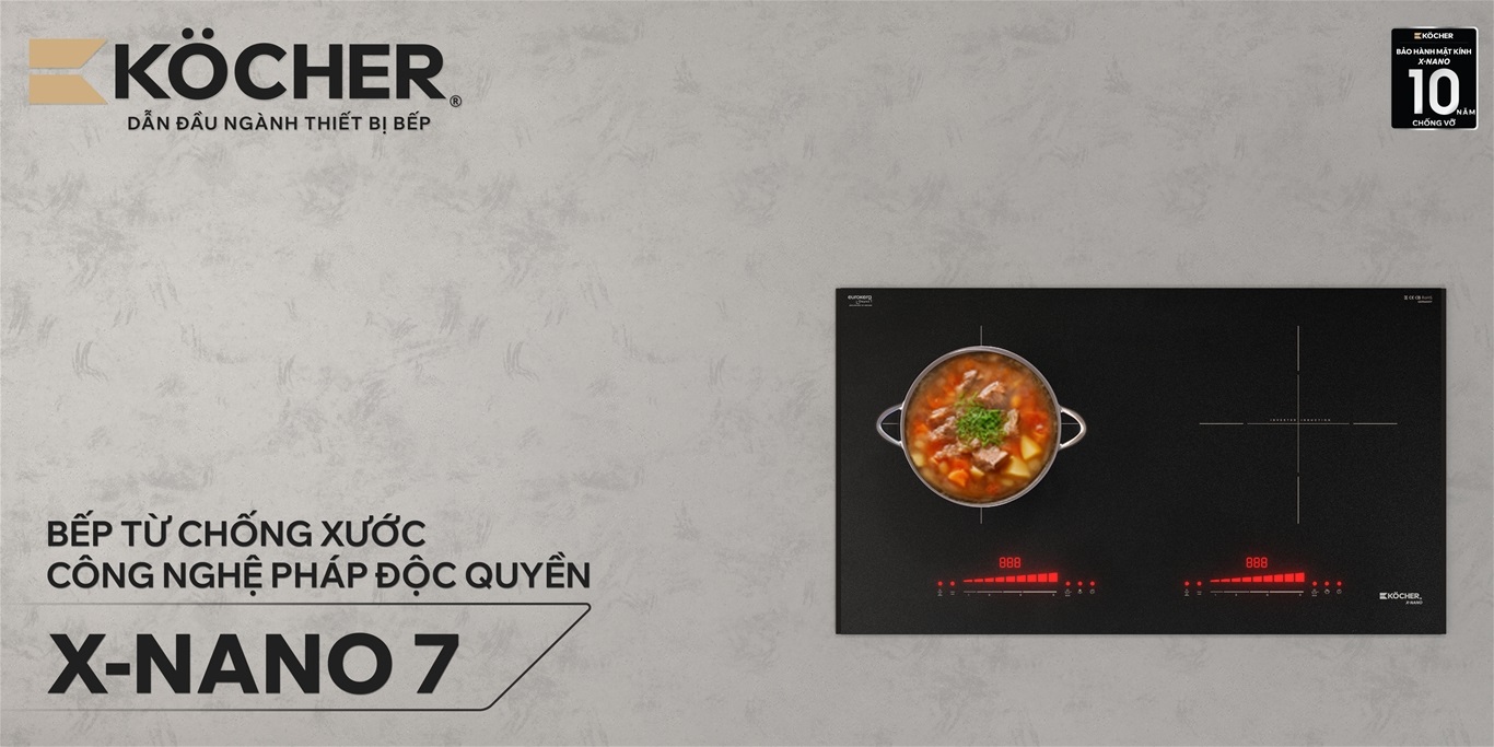 Bếp từ đôi Kocher X-NANO 7