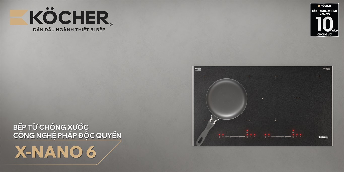 Bếp từ đôi Kocher X-NANO 6