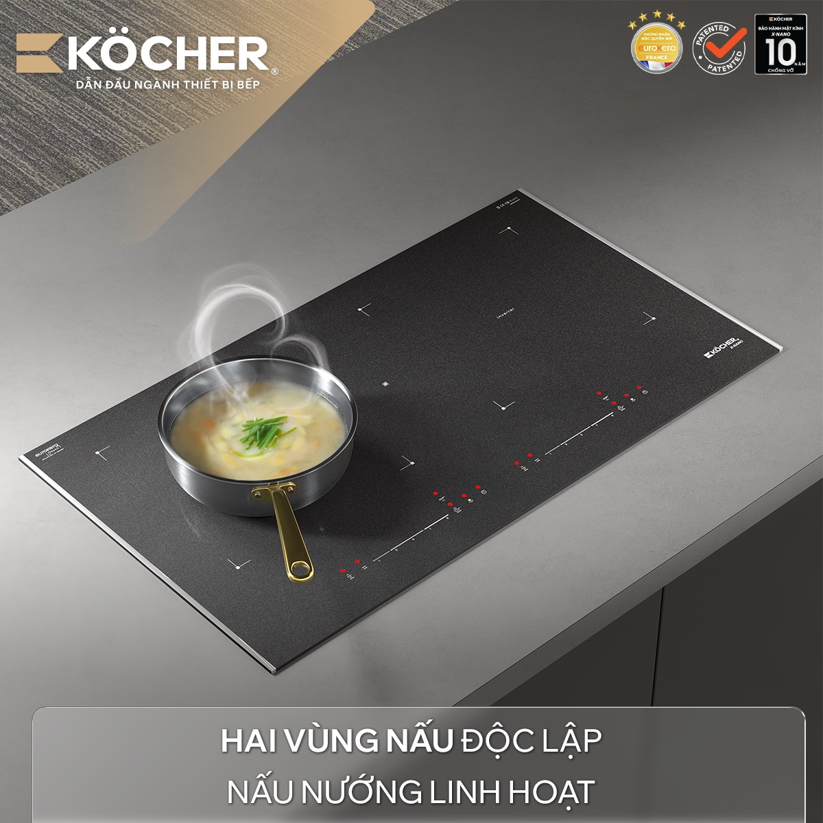 Lý do bạn nên chọn Bếp từ đôi Kocher X-NANO 6