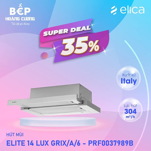 Khuyến mại Máy hút mùi Elica ELITE 14 LUX GRIX/A/60 - PRF0037989B