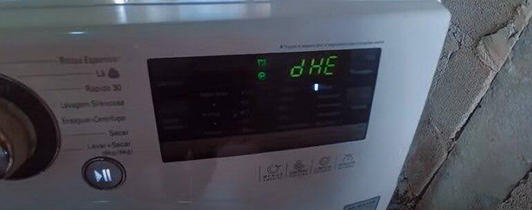 Máy giặt LG báo lỗi dHE là gì?