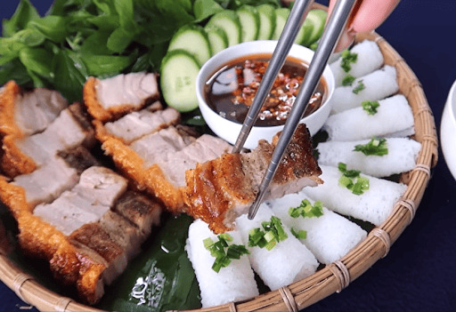 Thành phẩm thịt ba chỉ quay