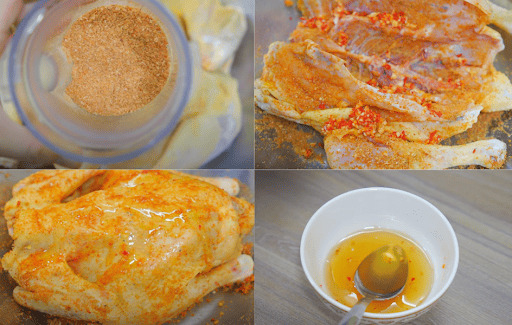 Ướp thịt gà nướng mật ong