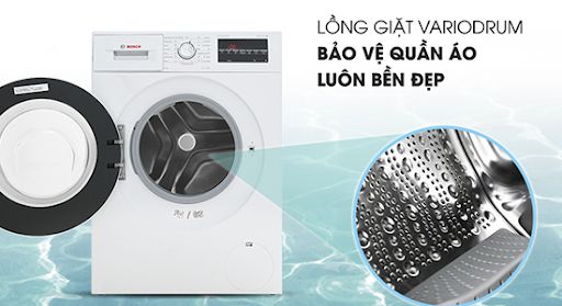 Đánh giá máy giặt Bosch về mặt thiết kế