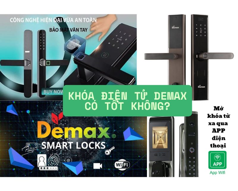 khóa điện tử demax có tốt không