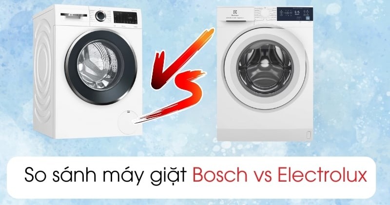 Về các tính năng thông minh của máy giặt Bosch và Electrolux