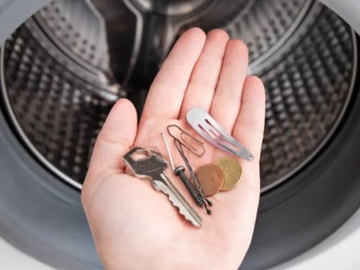 Có dị vật trong lồng giặt
