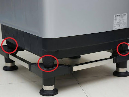 Vị trí lắp đặt máy không bằng phẳng