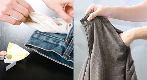 Khám túi trước khi giặt