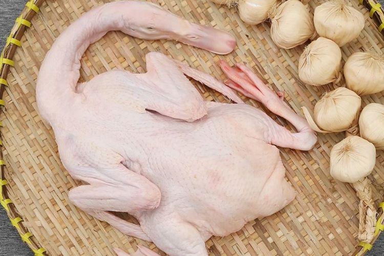 Nguyên liệu nướng vịt bằng lò nướng