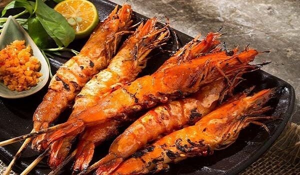 Thành phẩm và cảm nhận khi thưởng thức tôm nướng