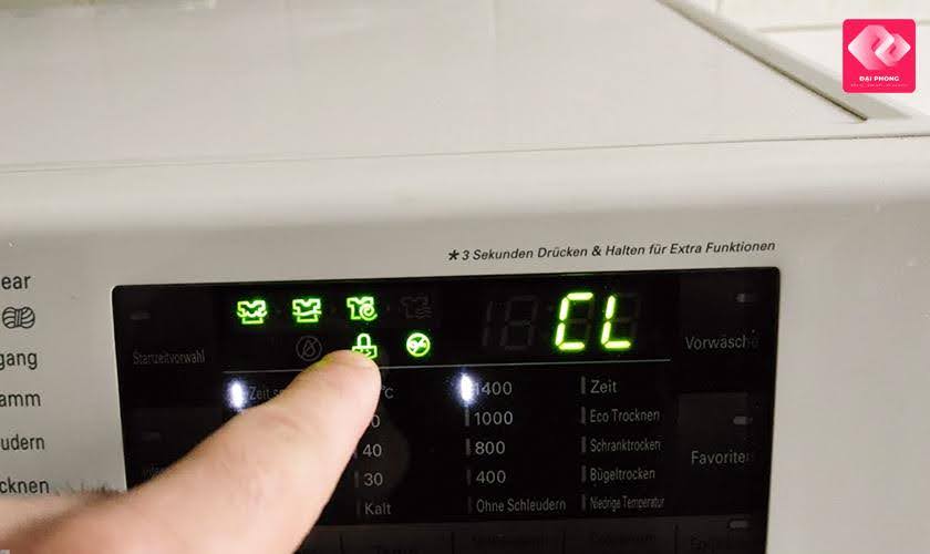 Nguyên nhân máy giặt LG không chọn được chế độ giặt