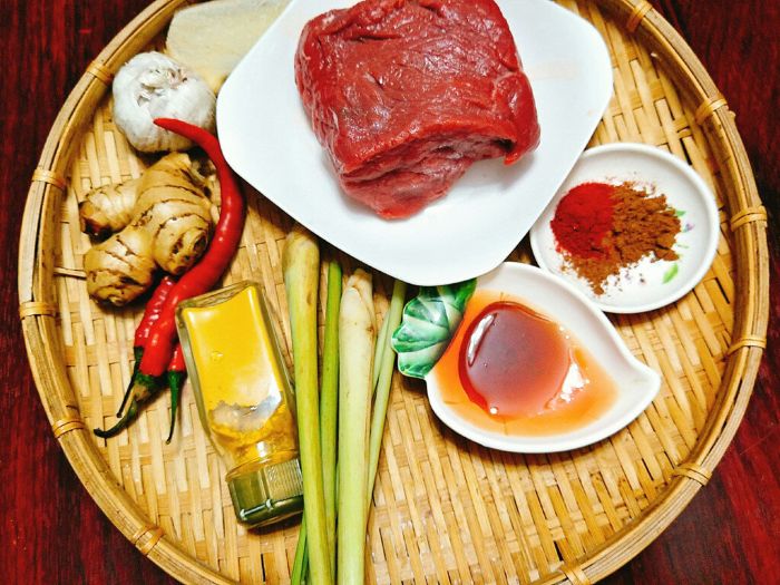 Nguyên liệu của món nướng thịt bằng lò nướng