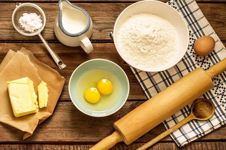 Nguyên liệu làm bánh gato bằng lò nướng