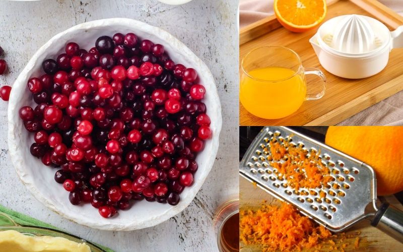 nguyên liệu làm bánh quy nam việt quất