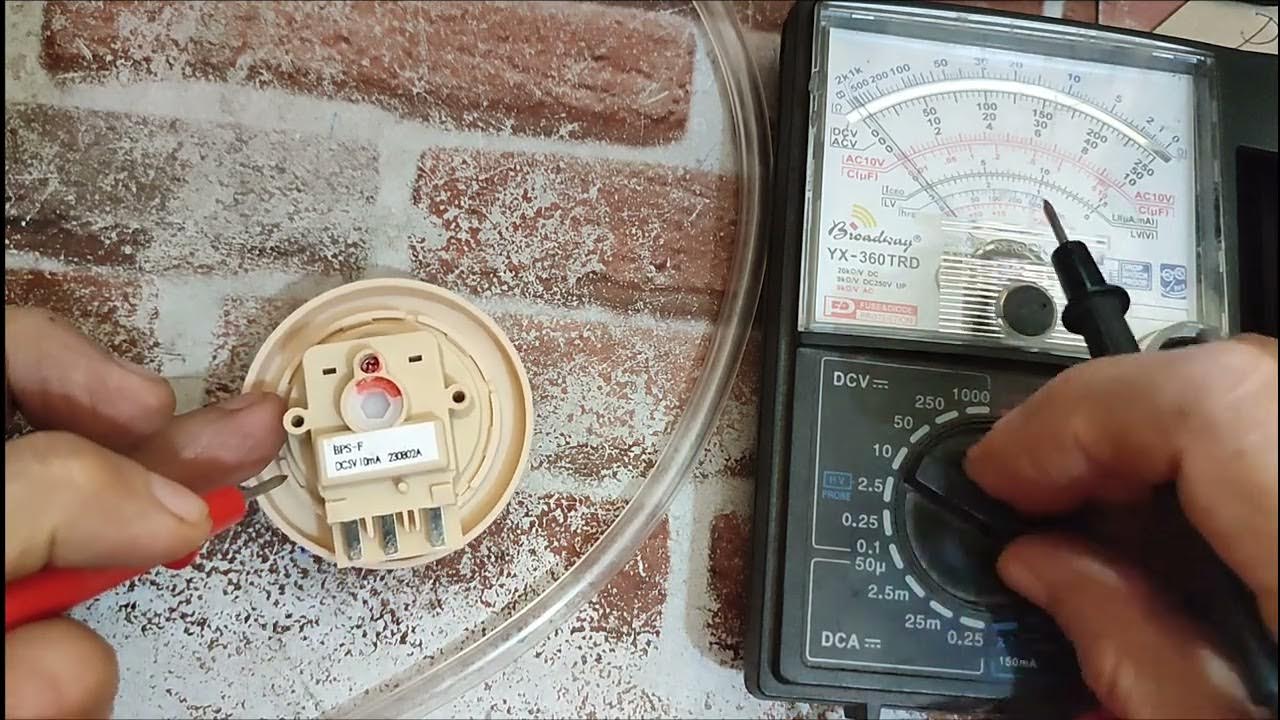 Đường tín hiệu từ phao áp suất về bo mạch bị hỏng