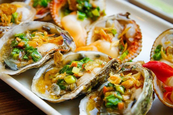 Thành phẩm và cảm nhận khi thưởng thức hàu nướng