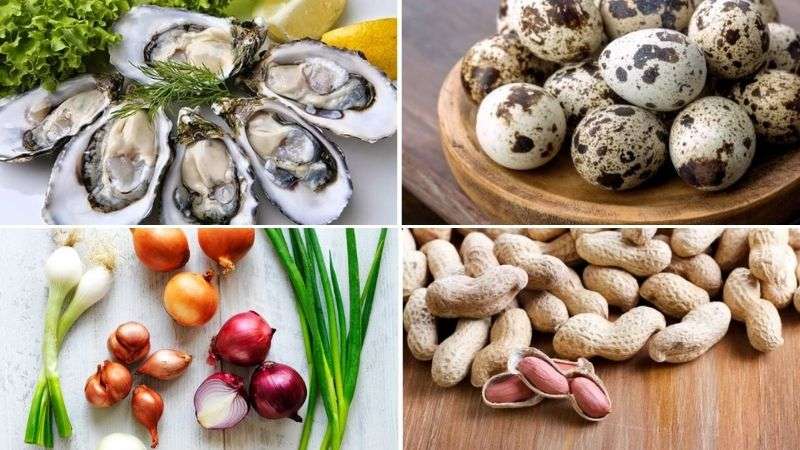 Nguyên liệu nướng hàu bằng lò nướng