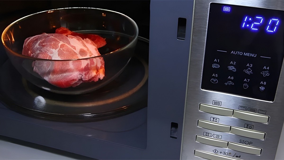 Mẹo rã đông bằng lò vi sóng