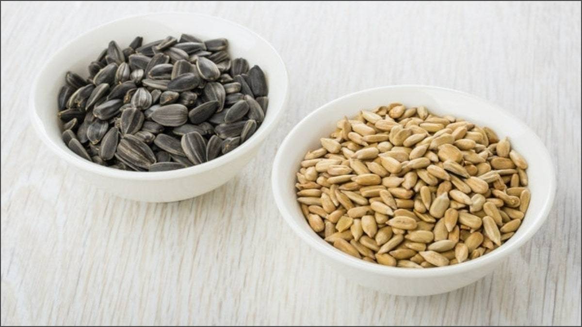 Thành phẩm rang hạt hướng dương bằng lò vi sóng