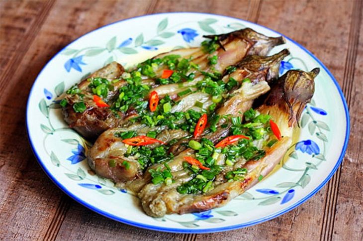 Thành phẩm cà tím nướng