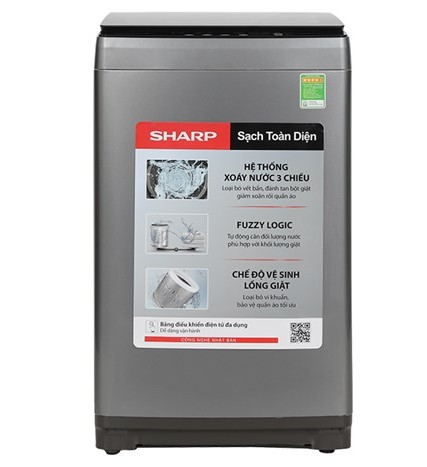 Máy giặt Sharp 10kg ES-W10NV-GY