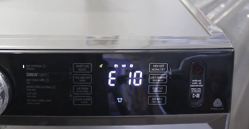 Máy giặt Toshiba báo lỗi E10 là gì