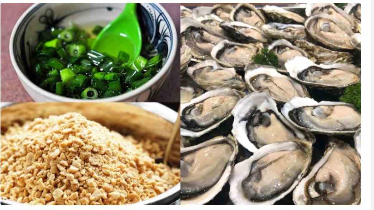 Nguyên liệu nướng hàu bằng lò vi sóng