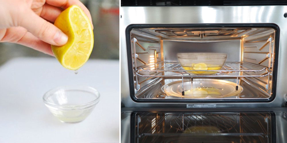 Khử mùi hôi lò vi sóng bằng chanh