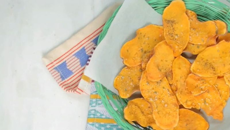Thành phẩm và cảm nhận khi thưởng thức khoai sấy