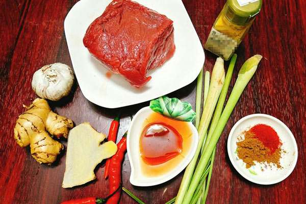 Nguyên liệu làm khô bò bằng lò vi sóng