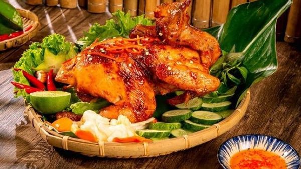 Gà nướng nồi chiên không dầu siêu ngon