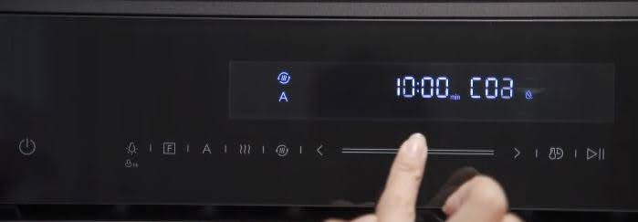 Cài đặt nhiệt độ lò nướng Hafele