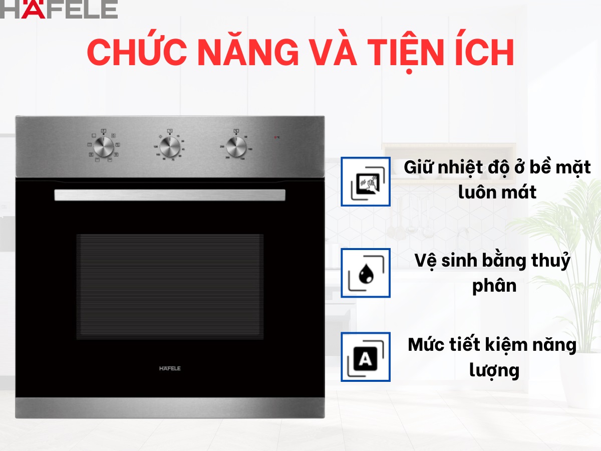 Tìm hiểu các chế độ lò nướng Hafele