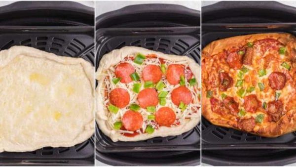 Cách làm pizza bằng nồi chiên không dầu