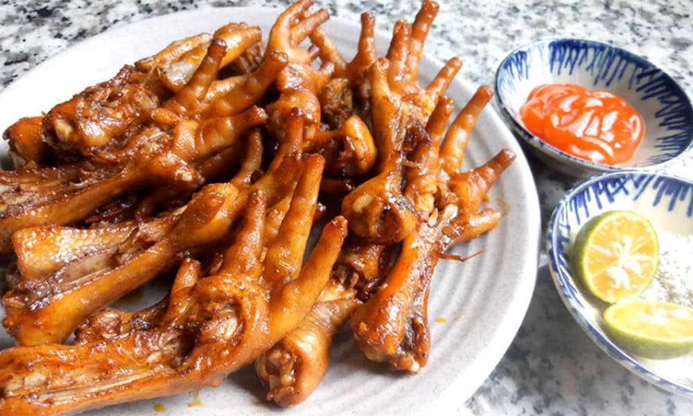 Cách làm chân gà nướng bằng nồi chiên không dầu