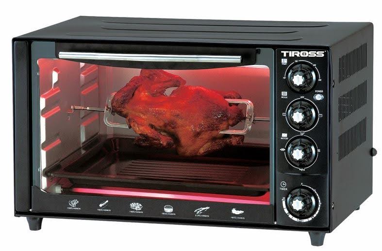 Hướng dẫn chi tiết sử dụng lò nướng Tiross 4 núm