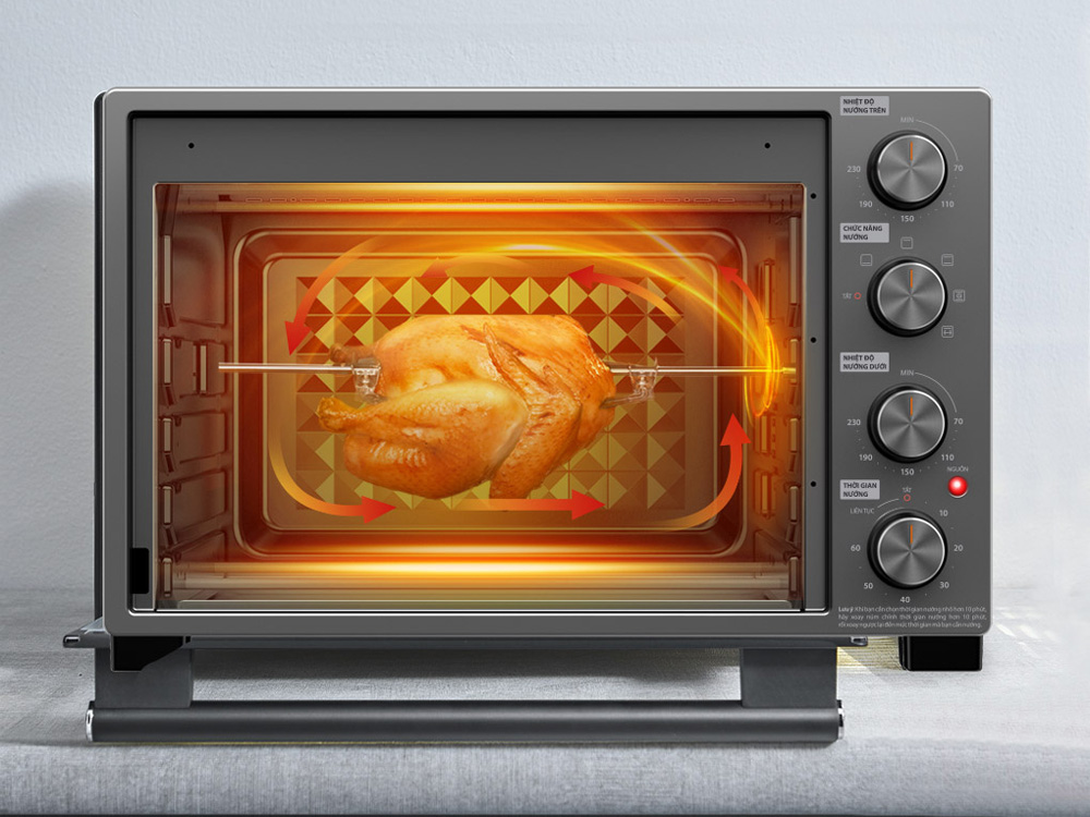Nguyên lý hoạt động của lò nướng Tiross