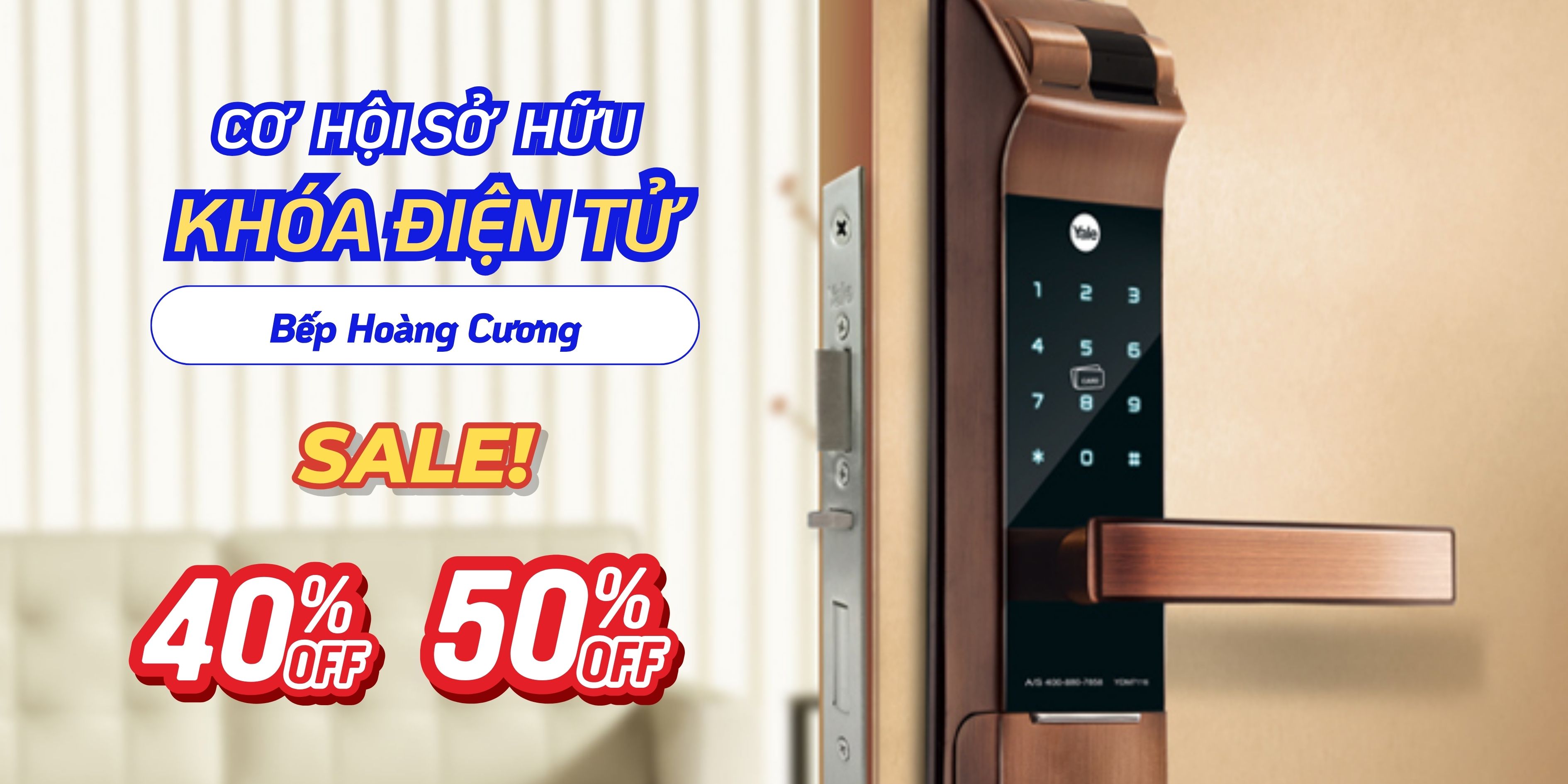 Sale khóa điện tử