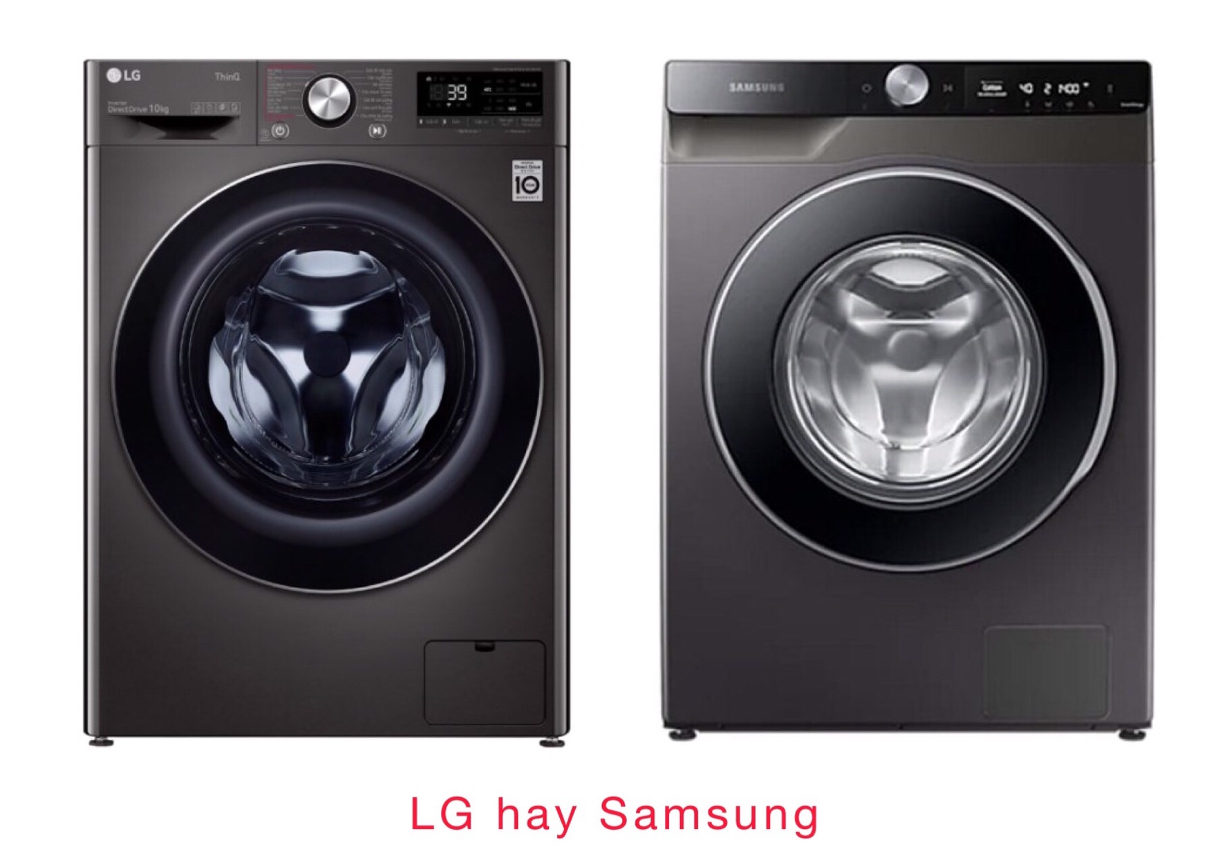  các chương trình giặt đặc biệt máy giặt Lg và Samsung