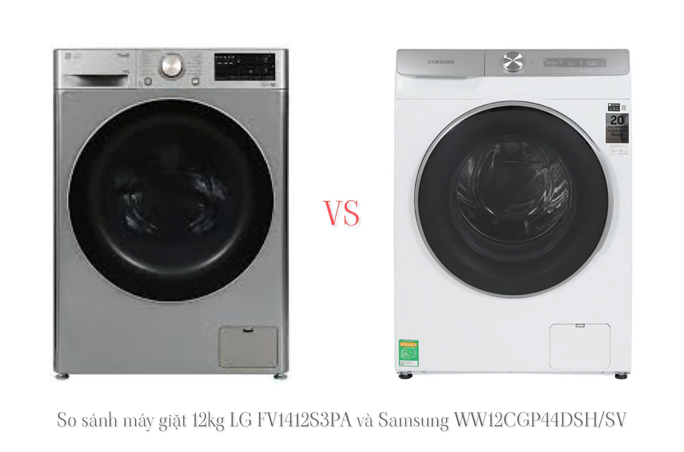So sánh máy giặt LG và Samsung 
