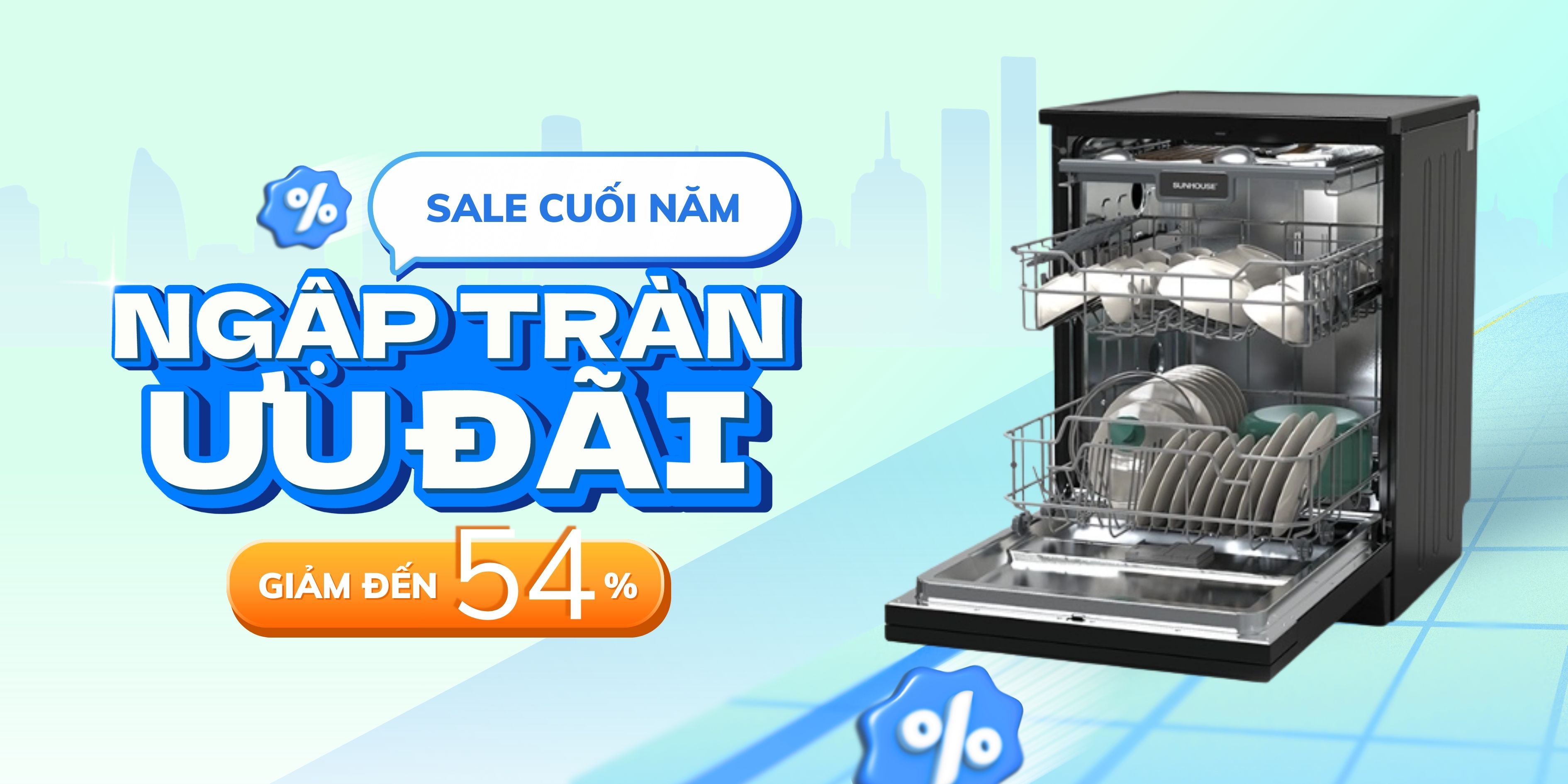Sale máy rửa bát