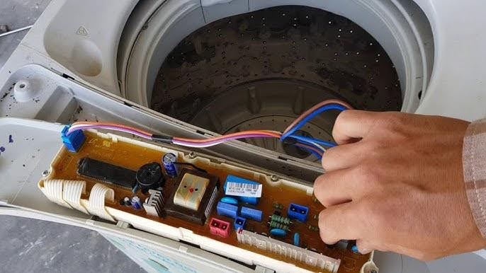 Bo mạch không có điện cấp xuống van cấp nước