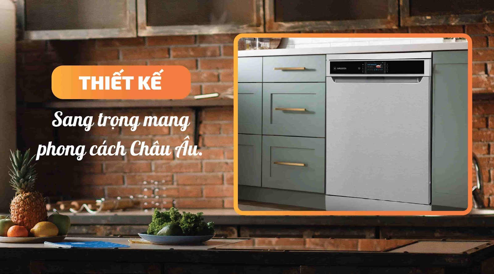 Thiết kế và chất liệu máy rửa bát Teka