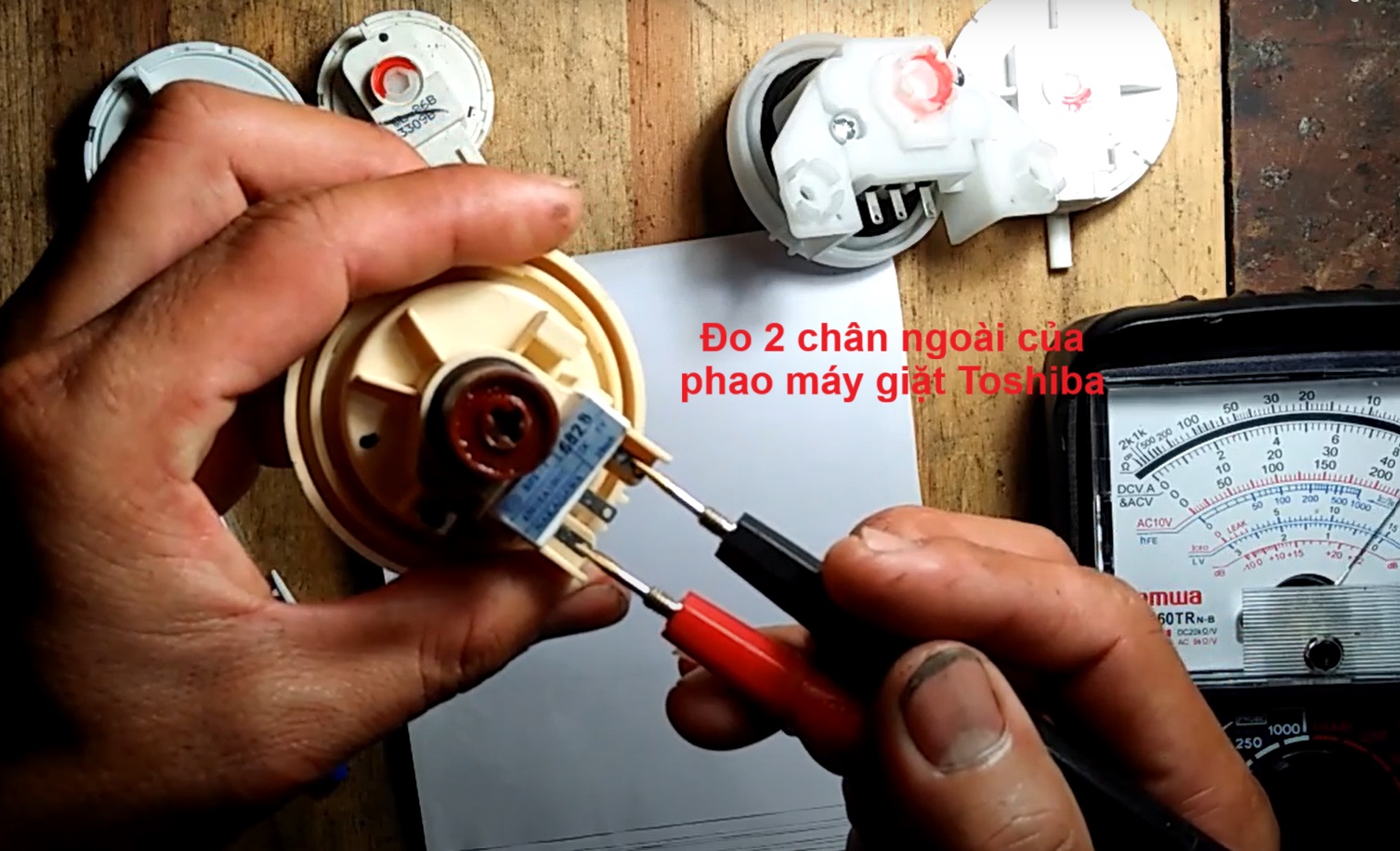 Cách kiểm tra phao máy giặt Toshiba tại nhà