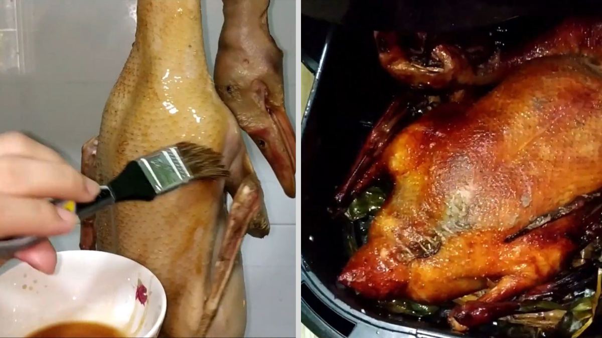 Cách làm vịt quay bằng nồi chiên không dầu đơn giản