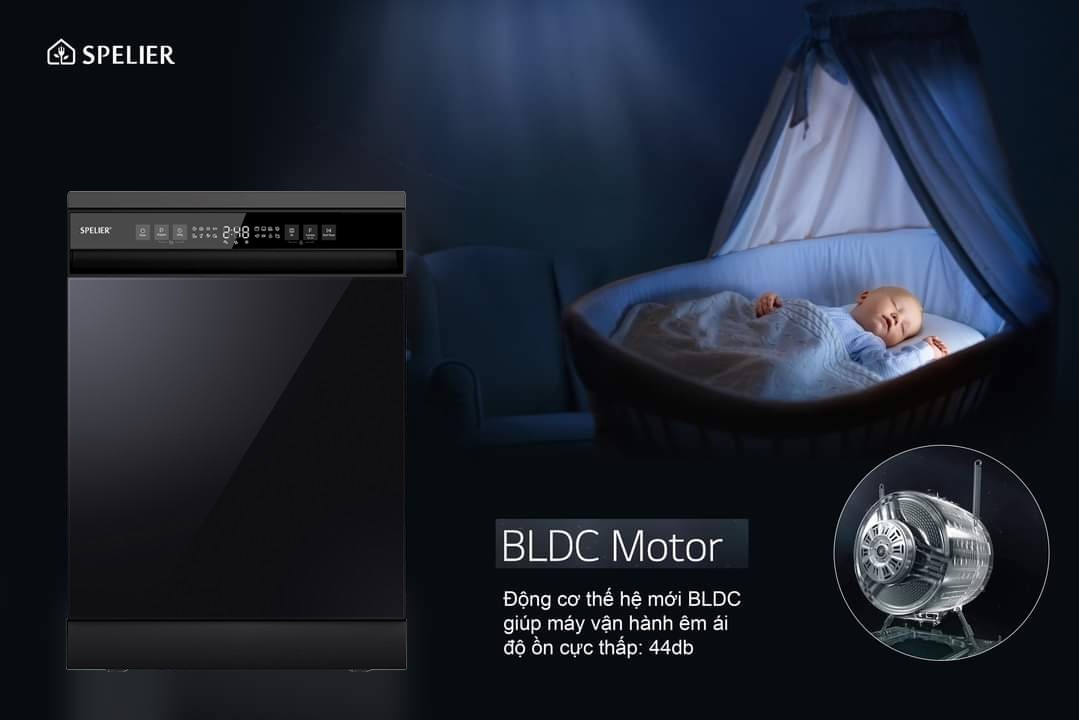 Công nghệ tiết kiệm nước và điện máy rửa bát Spelier