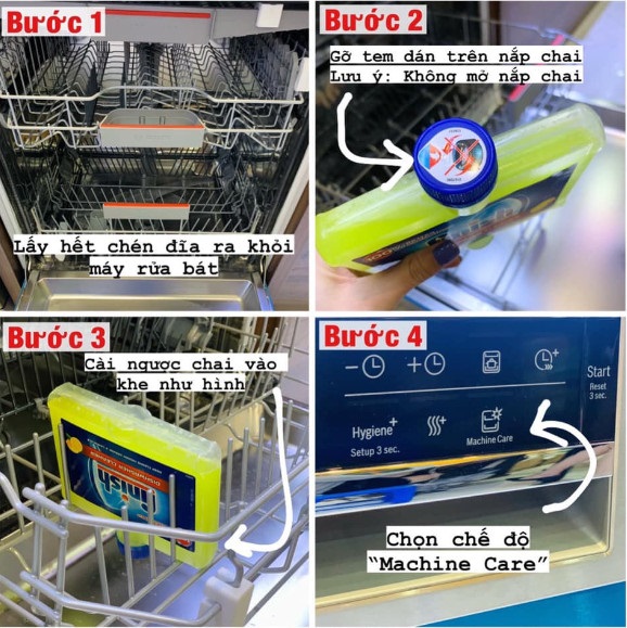 Sử dụng chất vệ sinh chuyên dụng